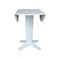 International Concepts 42 in. Solid Wood Round Dual Drop Leaf Dining Pedestal Table - 36.3 in.High in White K08-42DPT-23B-36 - alternate 8